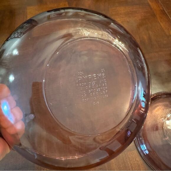 Pyrex Cranberry Casserole Glass Cookware Visions Vision - Picture 7 of 8